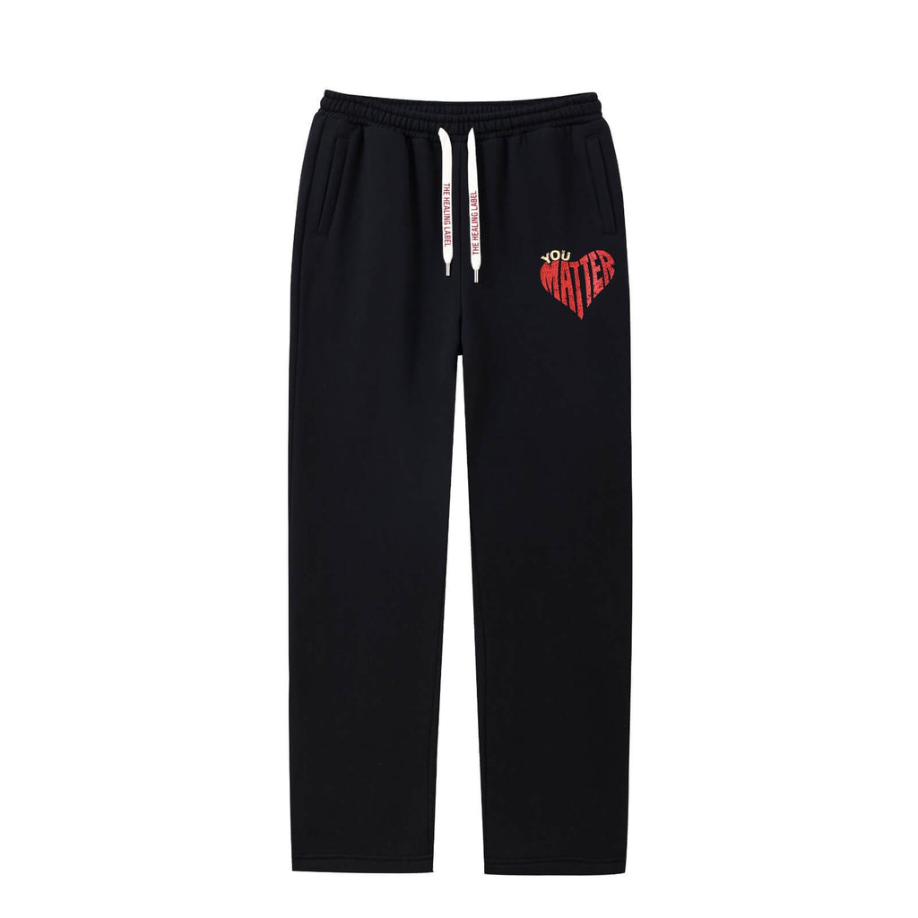 The Healing Label YOU MATTER Joggers – Unisex Black